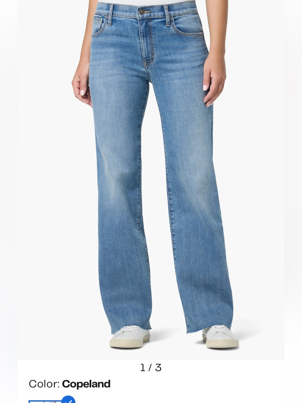 Hudson Jeans Copeland Light Blue Wide-Leg Jeans